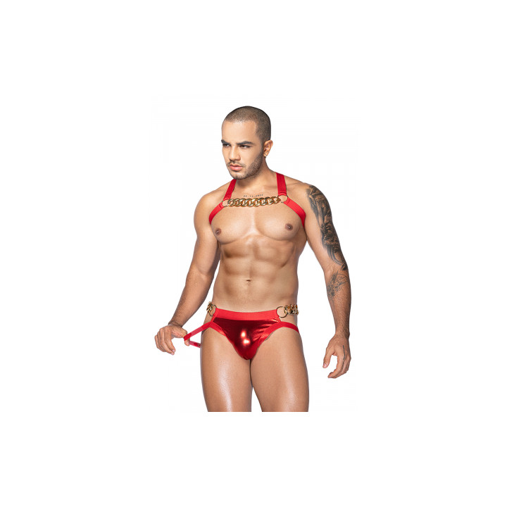 Ensemble sexy deux pièces rouge - J Lingerie