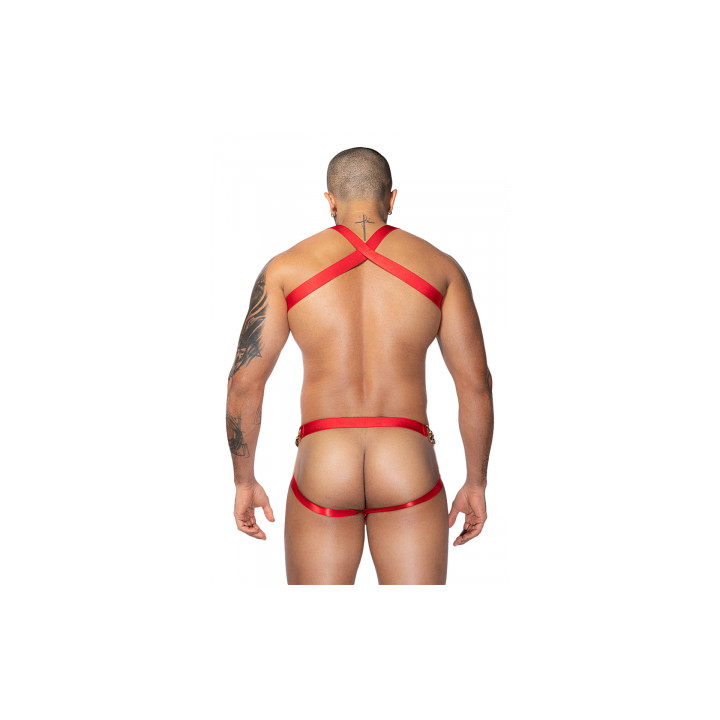 Ensemble sexy deux pièces rouge - J Lingerie