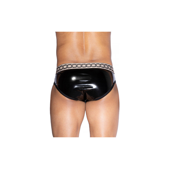 Slip sexy noir et blanc - J Lingerie