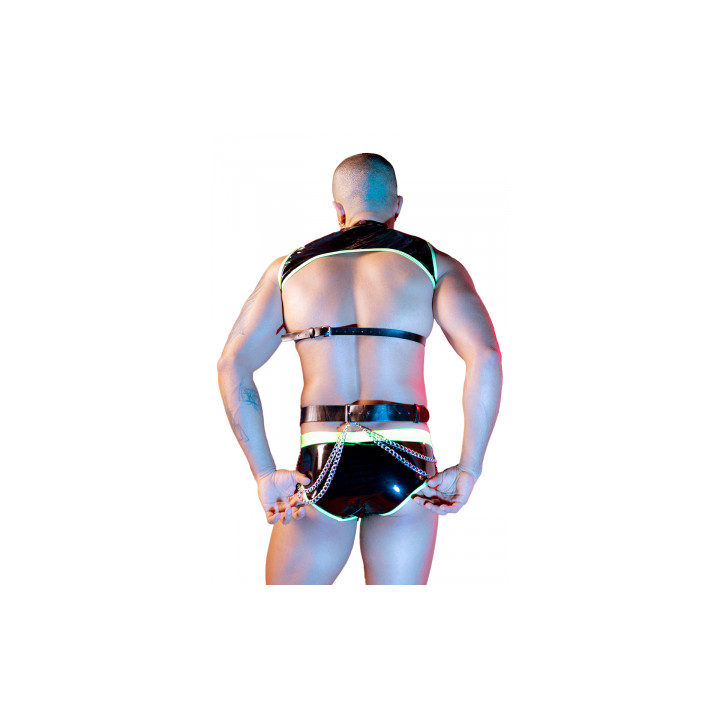 Ensemble sexy fluo 4 pièces - J Lingerie