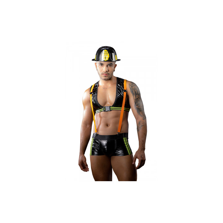 Costume pompier sexy 4 pièces - J Lingerie
