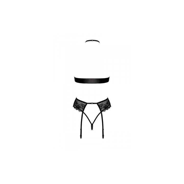 Ensemble Bondage Black Set 4 pièces Kiss 244 - Kissable