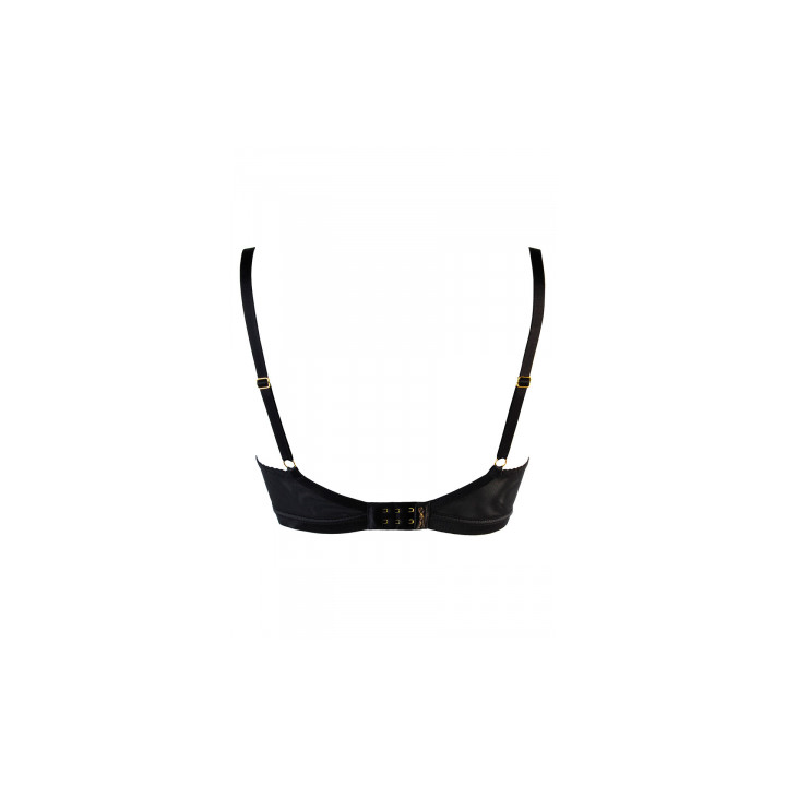 Soutien-gorge tulle et dentelle noir V-10711 - Axami