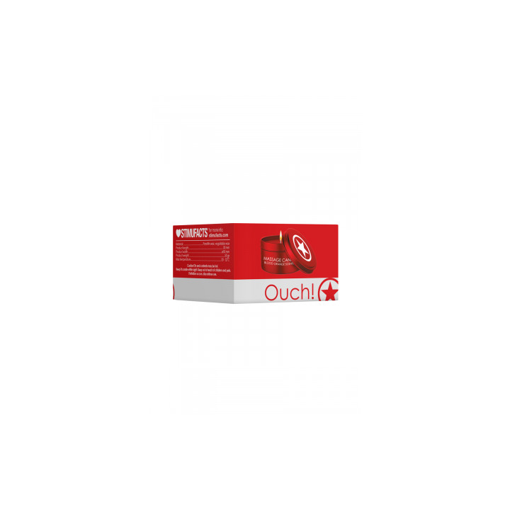 Bougie de massage orange sanguine 50g - Ouch