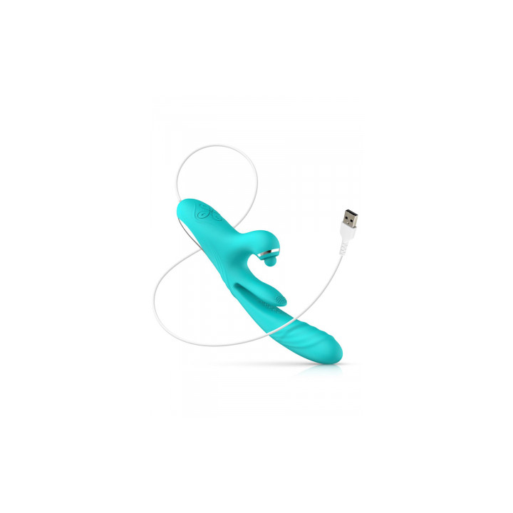 Vibro rabbit va-et-vient + tapping Point G Lisa - Good Vibes Only