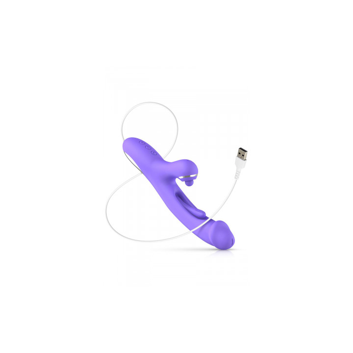 Vibro Rabbit avec Stimulateur de Point G Tess - Good Vibes Only
