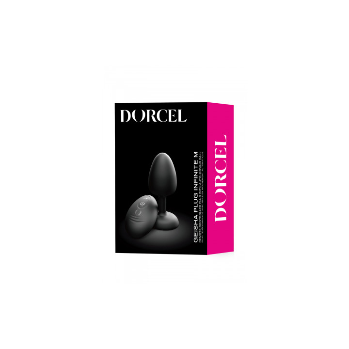 Plug anal vibrant télécommandé Geisha Plug Infinite M - Dorcel