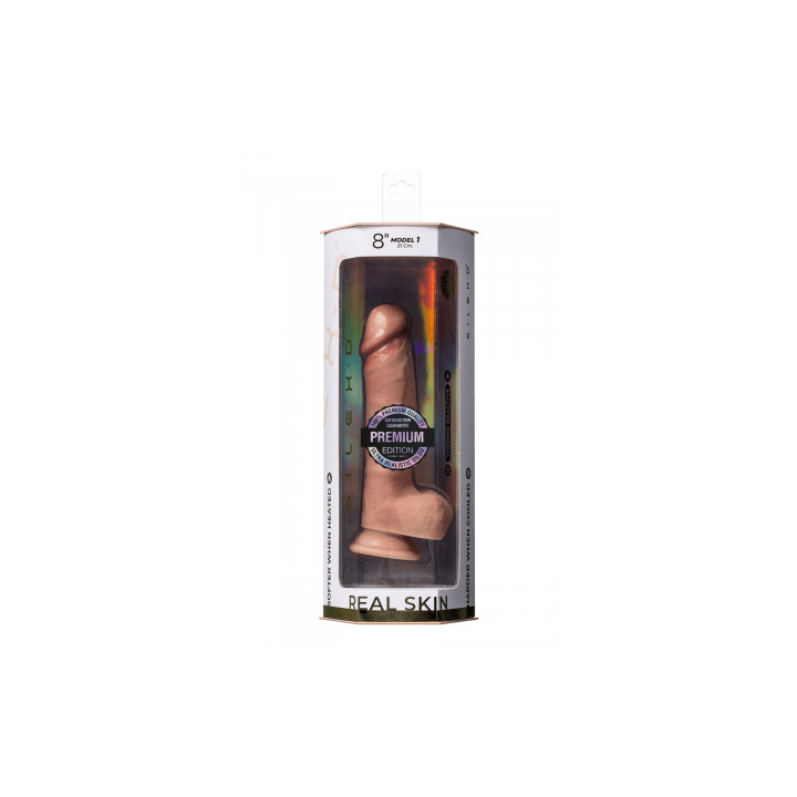Gode Real Skin Supreme Model 1 flesh 21 cm - SilexD