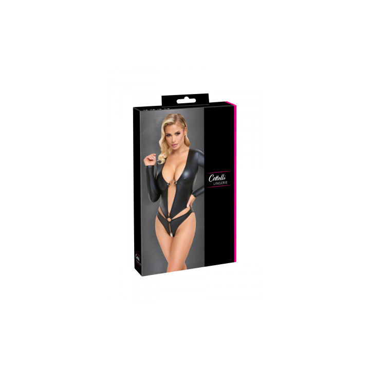 Body ouvert à manches longues - Cotelli Lingerie