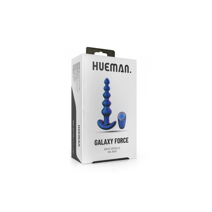 Plug anal vibrant télécommandé Galaxy Force - Hueman