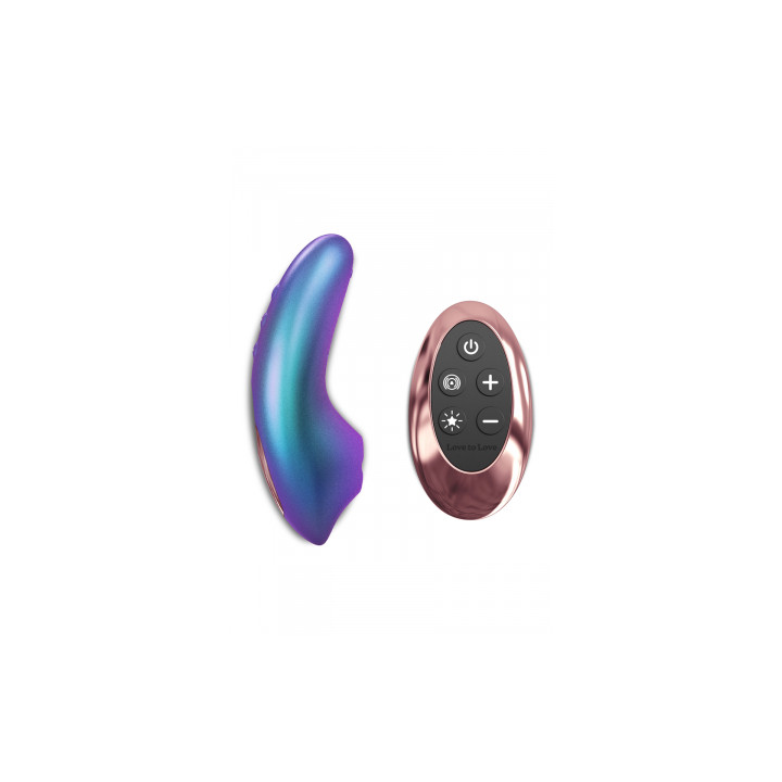 Masseur clitoridien télécommandé Dreamer Iridescent Turquoise - Love to Love