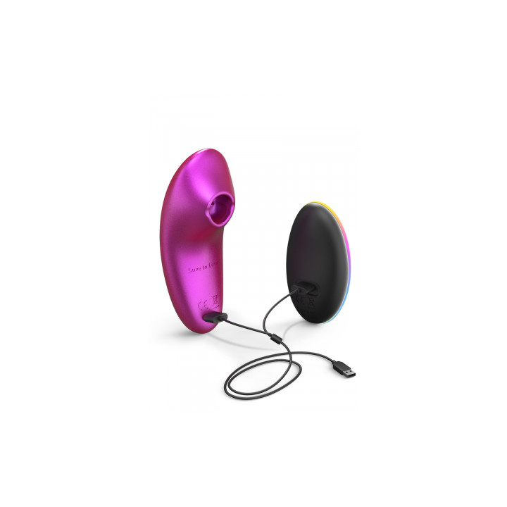 Masseur clitoridien télécommandé Dreamer Iridescent Berry - Love to Love