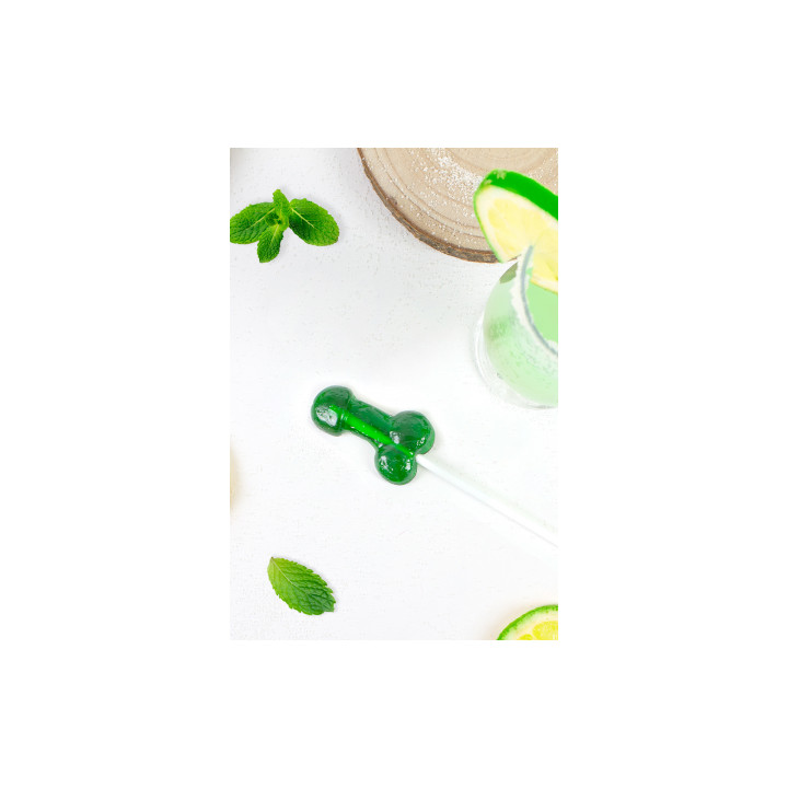 Sucette pénis Mojito avec alcool