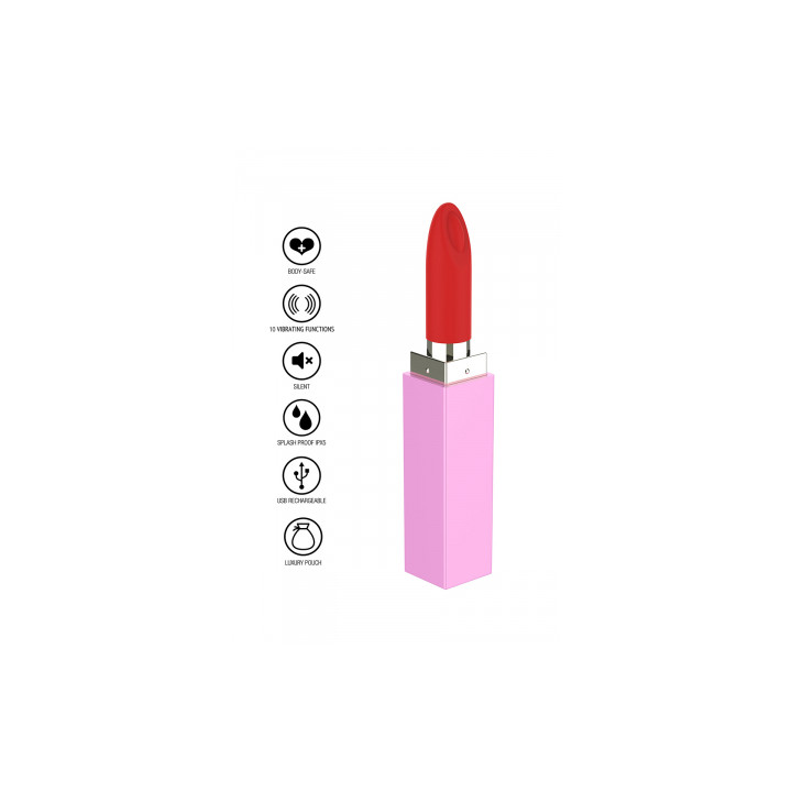 Mini vibro rouge à lèvres Sealed With A Kiss - Xocoon