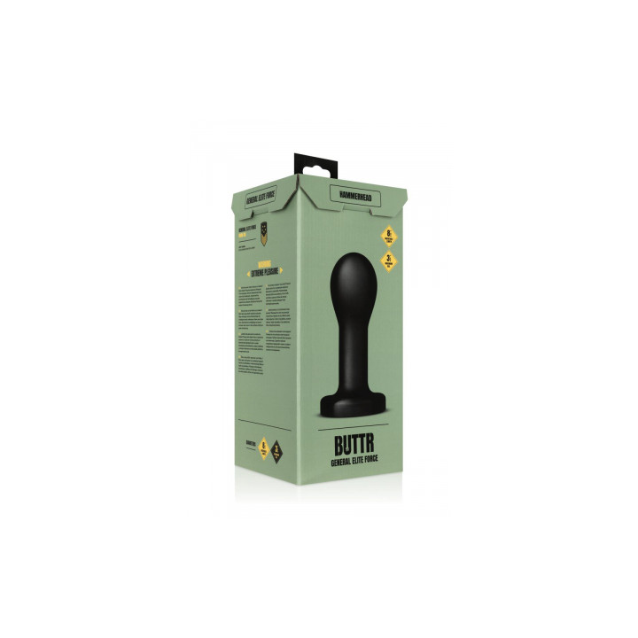 Plug anal Hammerhead 20,5 x 8,5 cm - Buttr