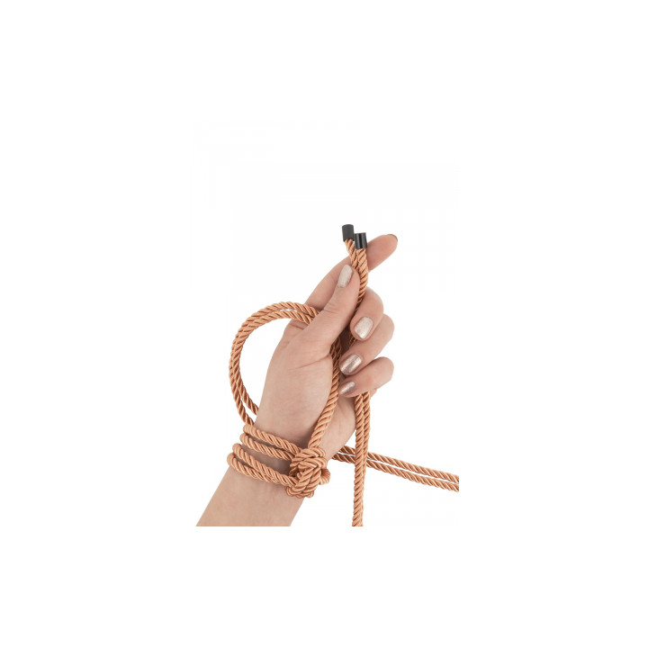 Coffret 3 cordes de bondage Premium - Rosy Gold