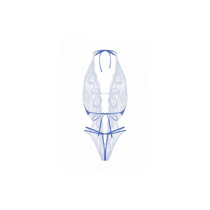 Body string ouvert Renee bleu - Christine