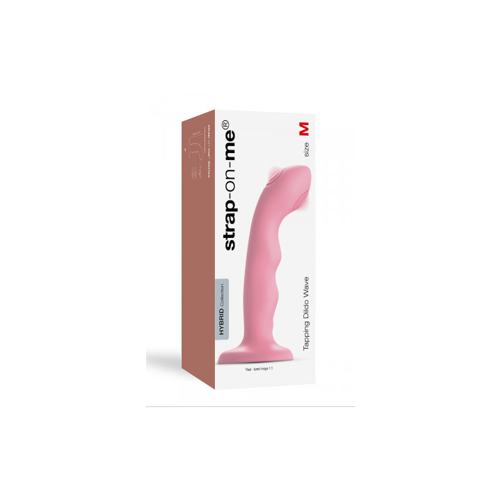 Vibro Tapping dildo wave rose - Strap on Me