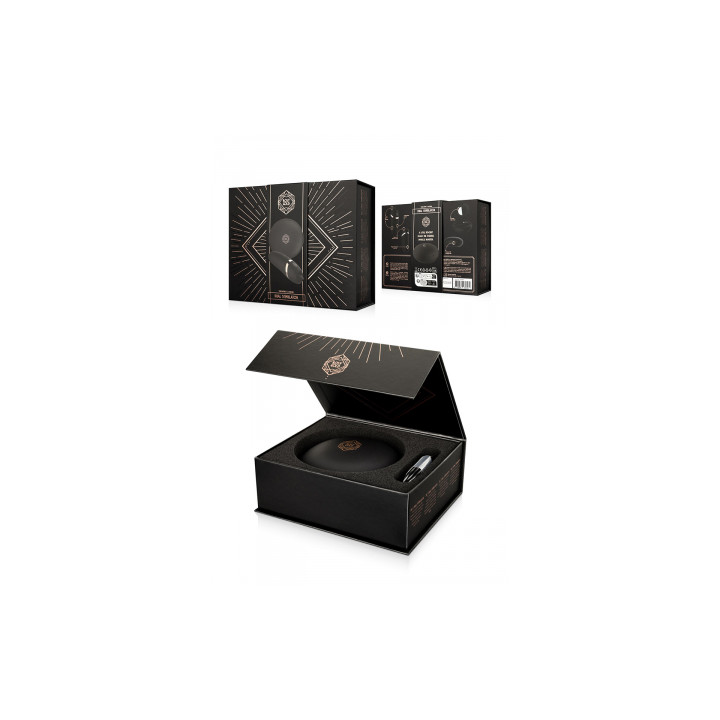 Stimulateur 2 en 1 avec langue vibrante - Rosy Gold