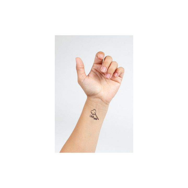 10 tatouages temporaires Candy Collection - Secret Play