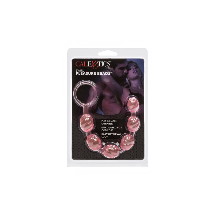 Chaine anale CalExotics Swirl rose