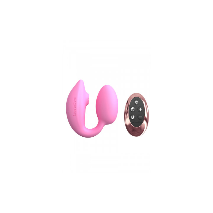 Double stimulateur Wonderlover rose - Love to Love