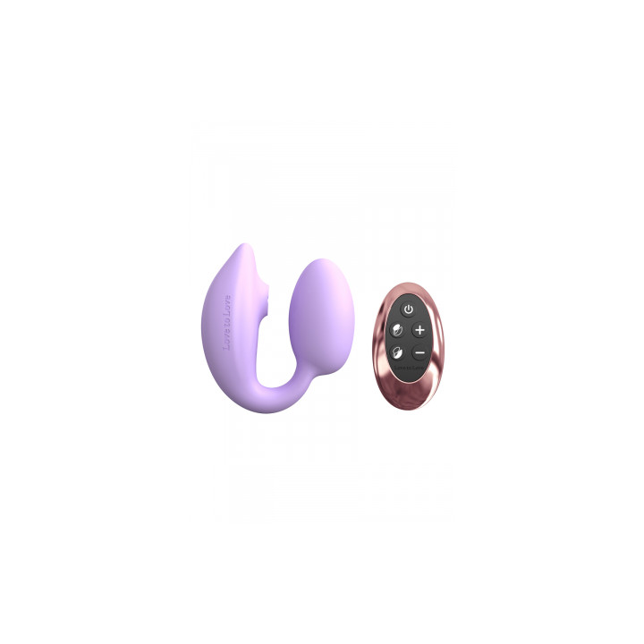 Double stimulateur Wonderlover mauve - Love to Love