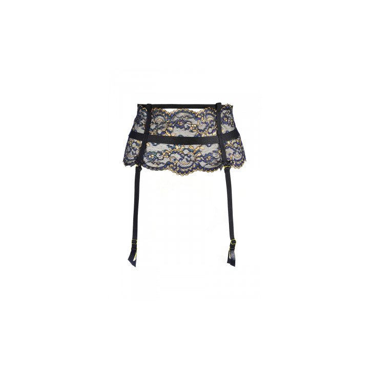 Porte-jarretelles dentelle Noir V-10362 - Axami