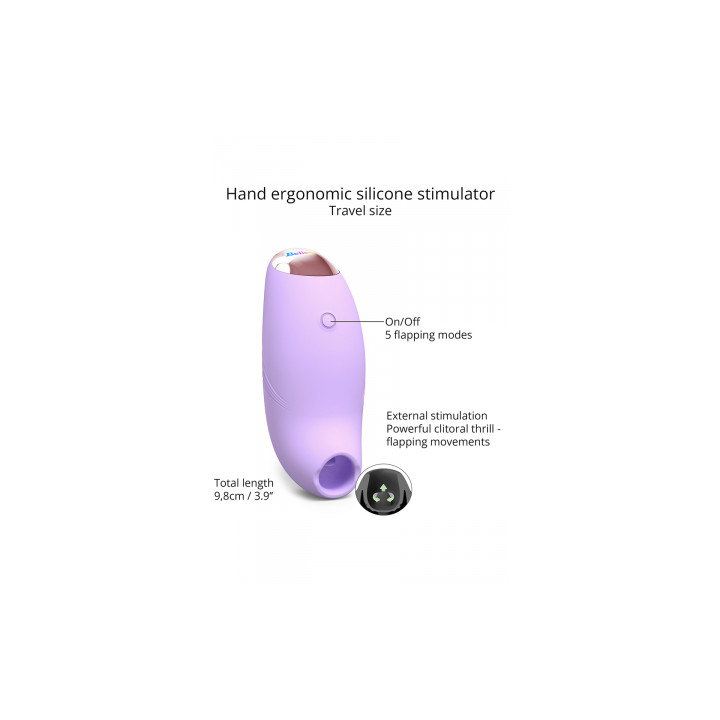 Stimulateur clitoridien Believer mauve - Love to Love