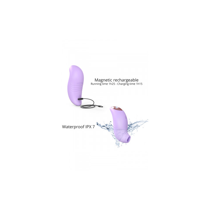 Stimulateur clitoridien Believer mauve - Love to Love