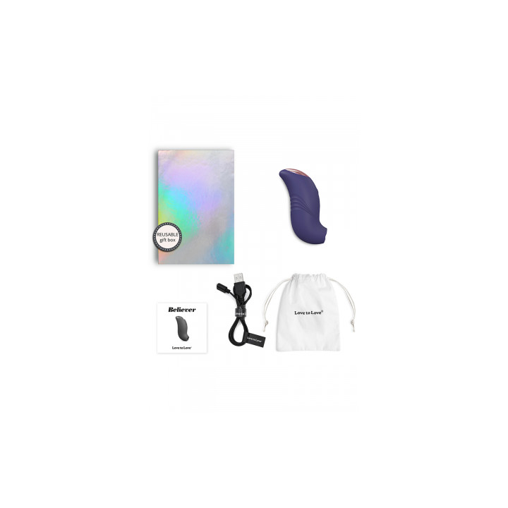 Stimulateur clitoridien Believer violet - Love to Love