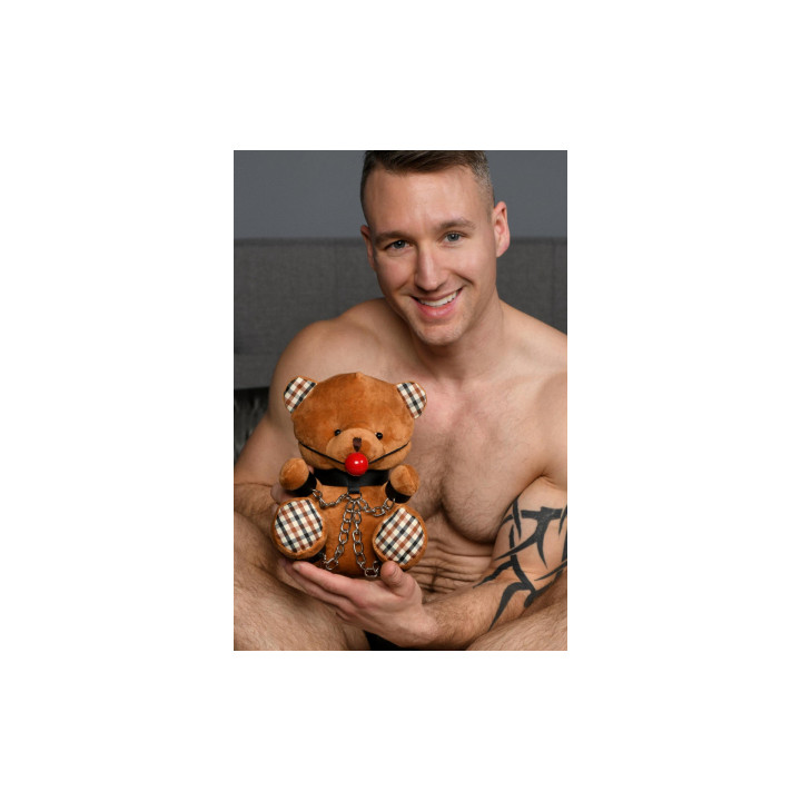 Ours en peluche bâillonné