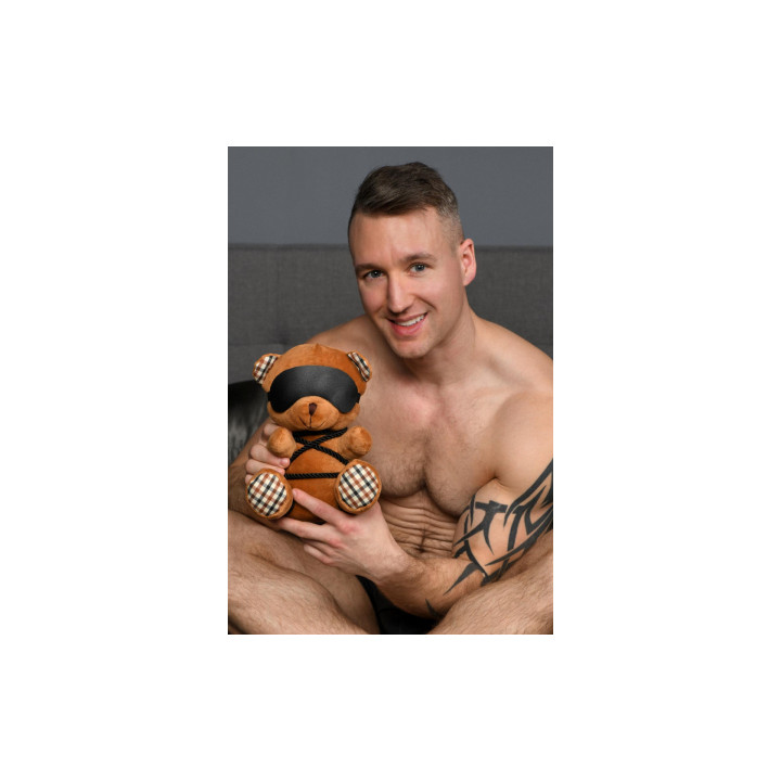 Ours en peluche en tenue Bondage