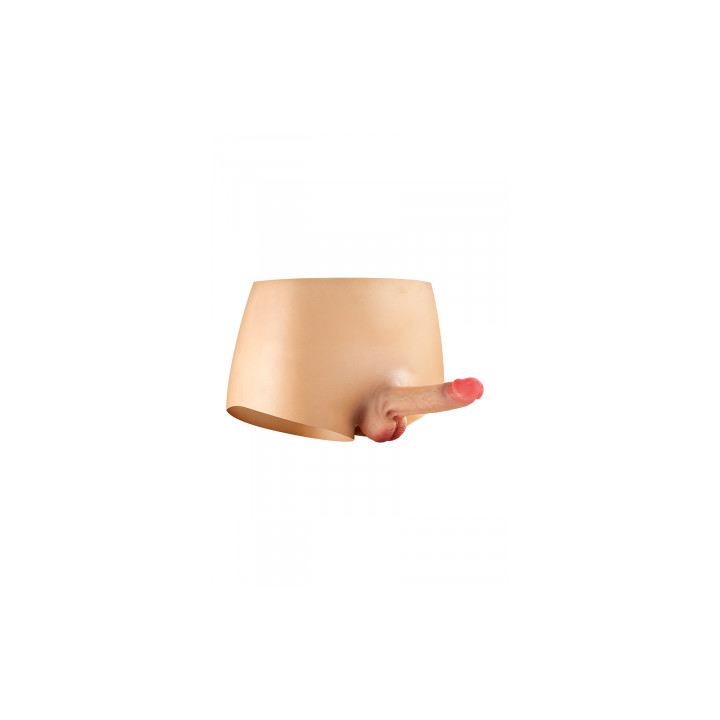 Culotte avec gode réaliste creux