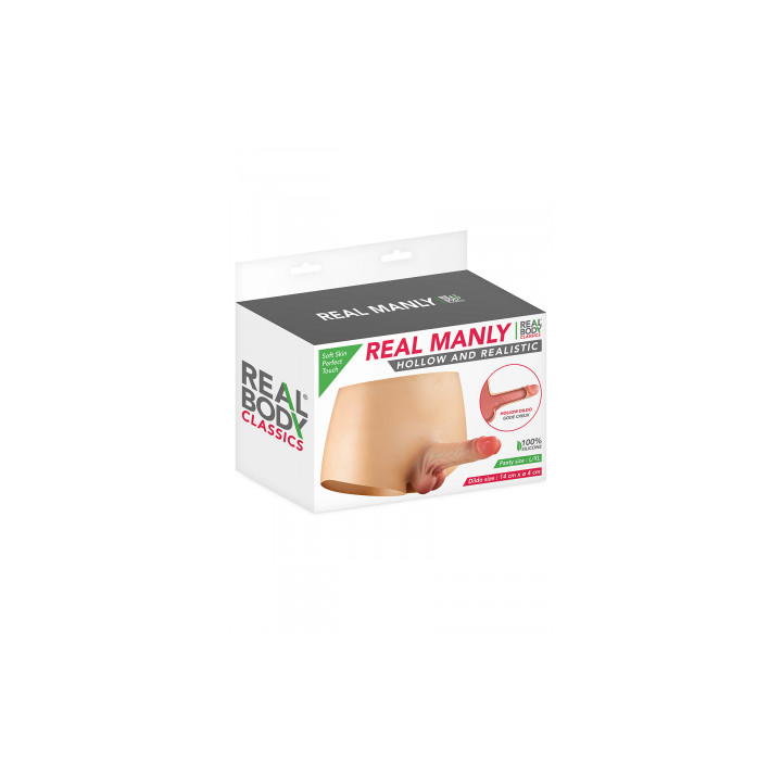 Culotte avec gode réaliste creux