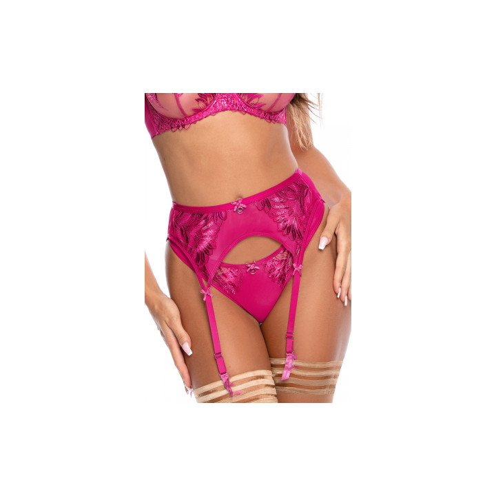 Porte-jarretelles Rose V-10252 - Axami