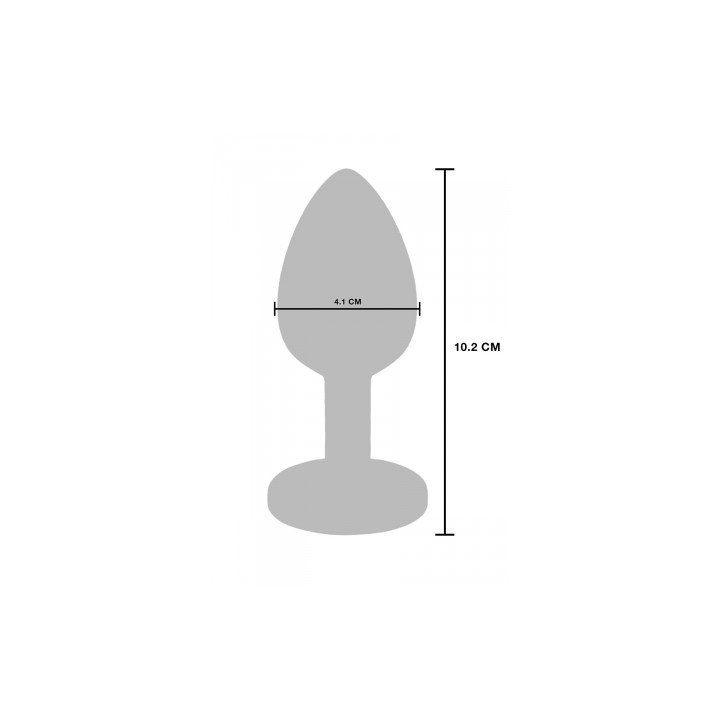 Plug vibrant en métal The Glider L