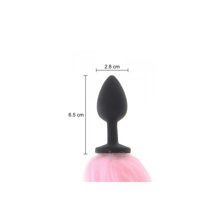 Plug anal Licorne avec queue lumineuse - Taboom