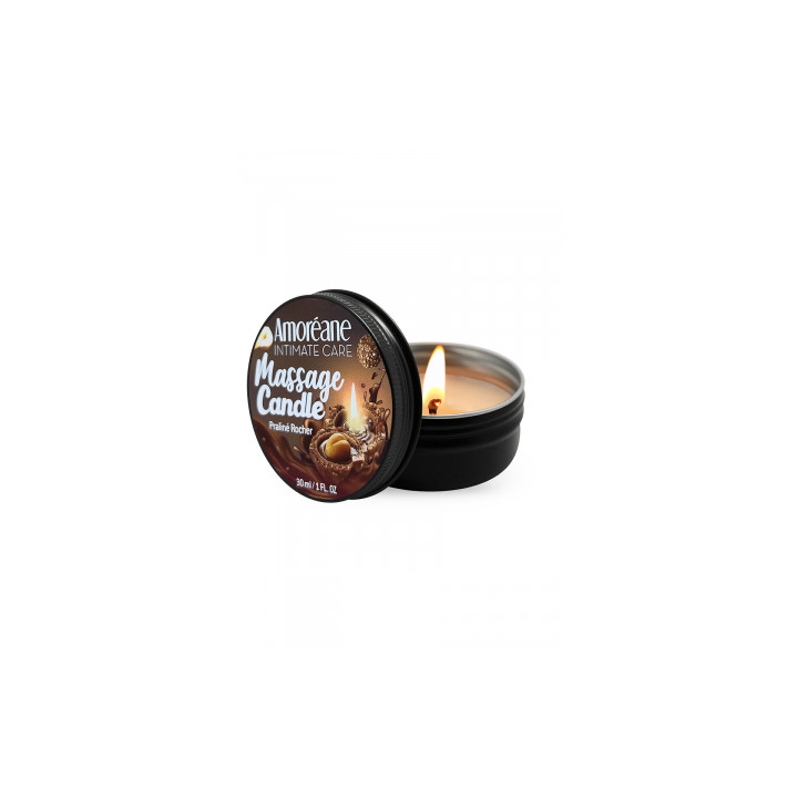 Bougie de massage Rocher Praliné - Amoreane