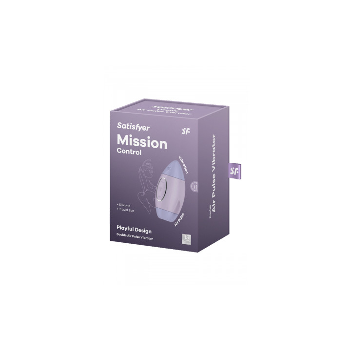 Stimulateur sans contact et vibrant Mission Control - Satisfyer