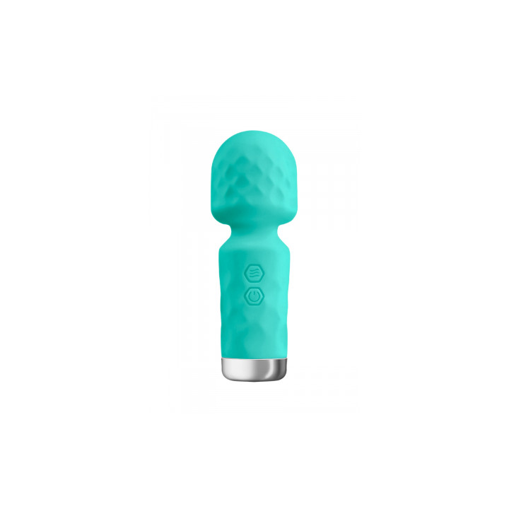 Mini vibromasseur King Wand vert
