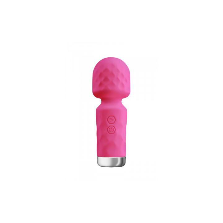 Mini vibromasseur King Wand rose