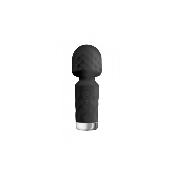Mini vibromasseur King Wand noir