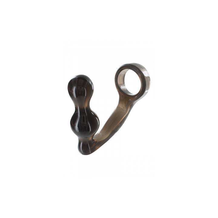 Stimulateur de prostate et cockring gris