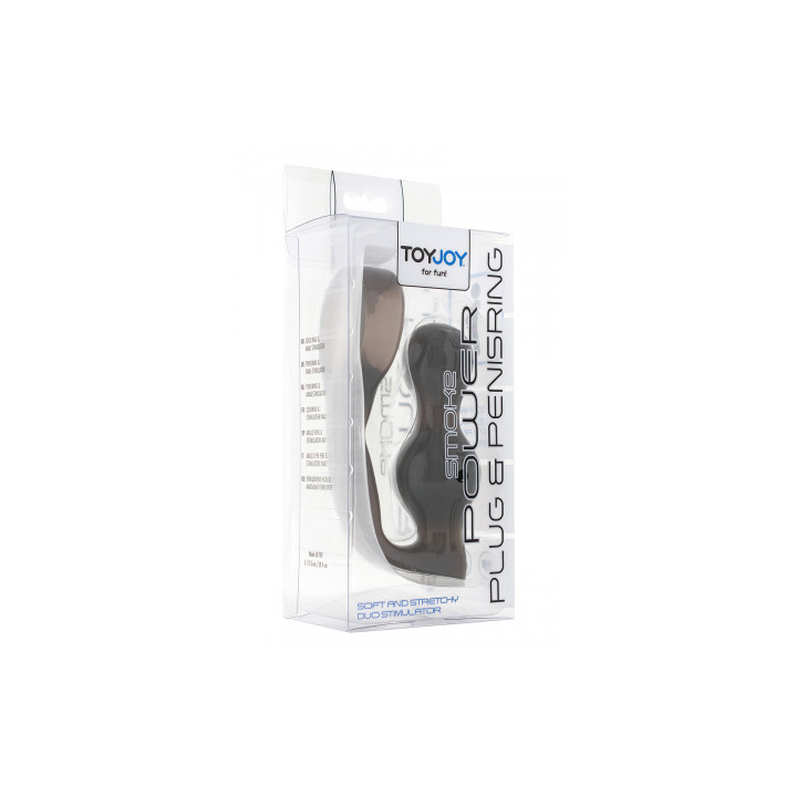 Stimulateur de prostate et cockring gris