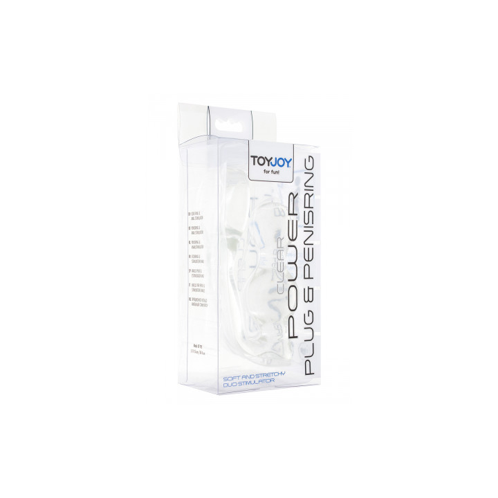 Stimulateur de prostate et cockring transparent