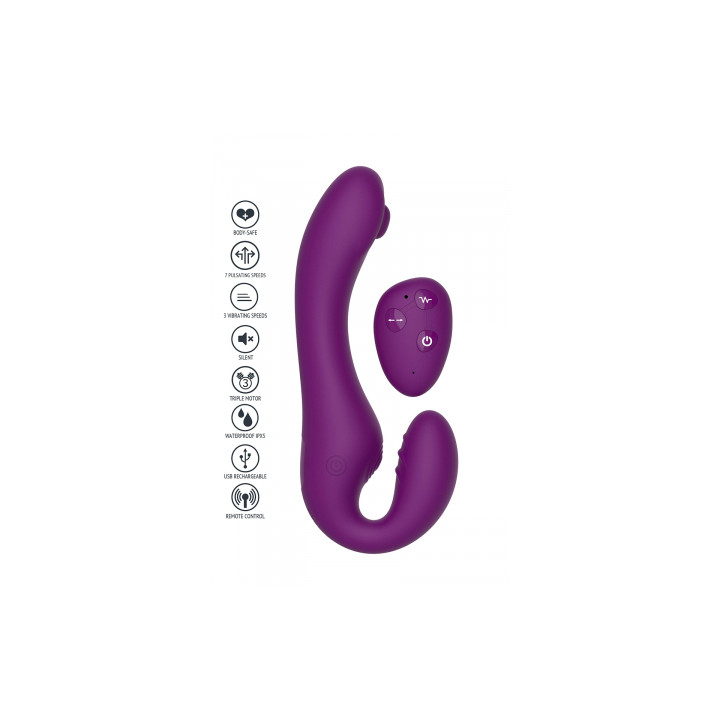 Vibro anatomique pulsatile télécommandé - Xocoon