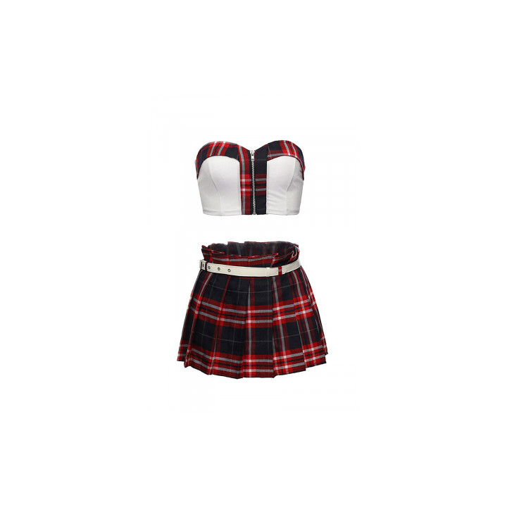 Déguisement sexy étudiante 6 pièces - J Lingerie