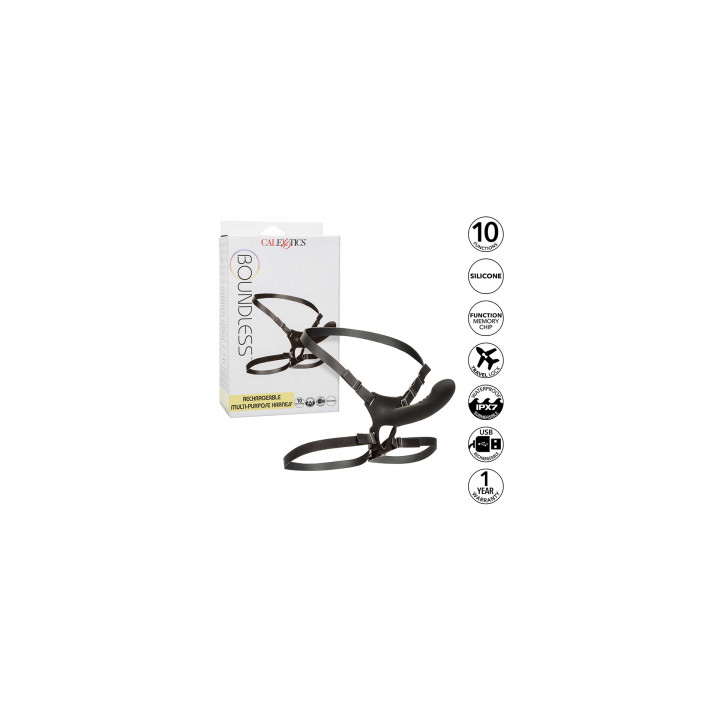 Gode ceinture vibrant Boundless Rechargeable Harness