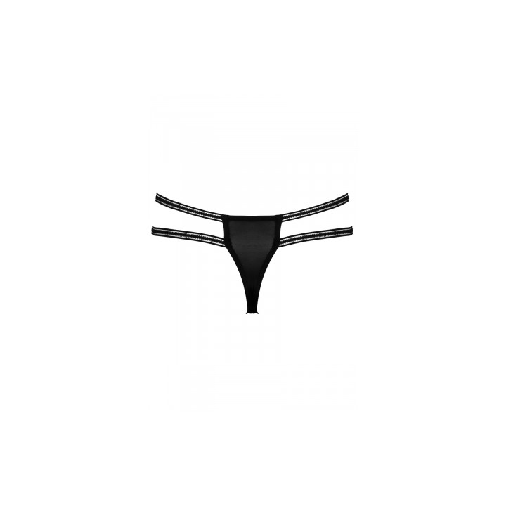 String ouvert Rio noir en dentelle - Cottelli LINGERIE